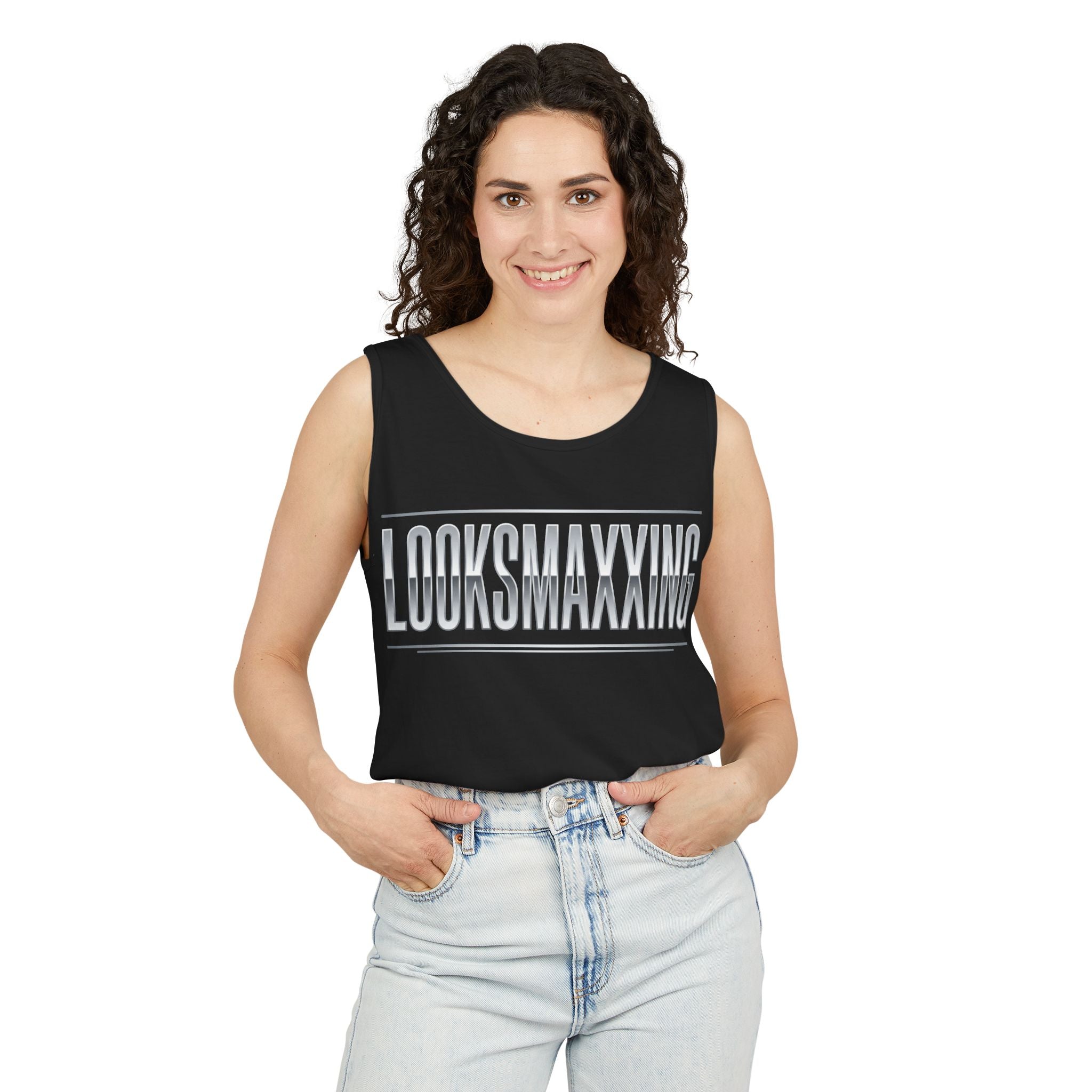 LooksMaxxing Unisex gym tank top
