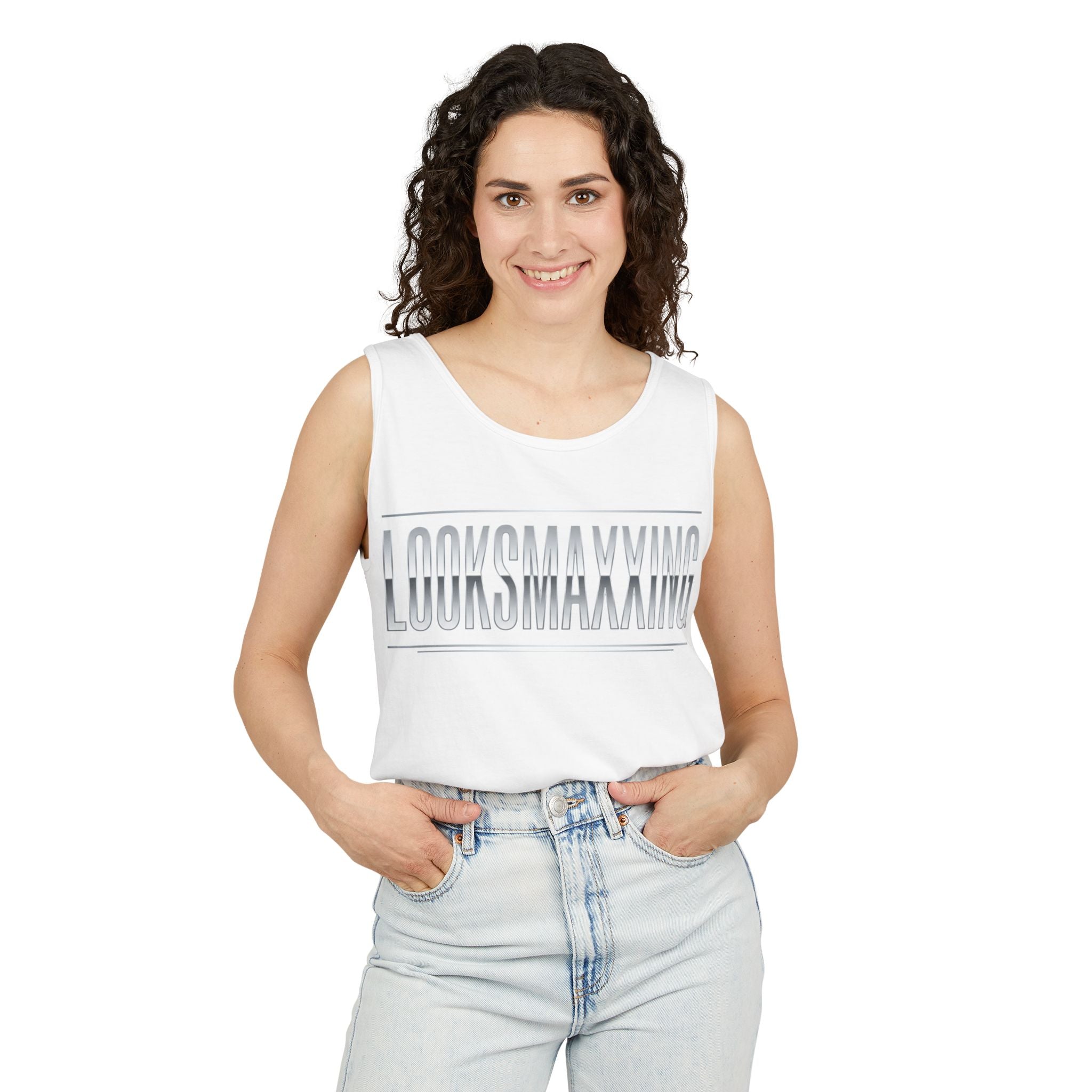 LooksMaxxing Unisex gym tank top