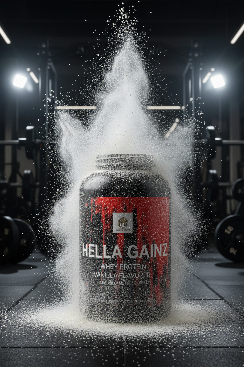 Hella Gainz Gym with Powder Explosion